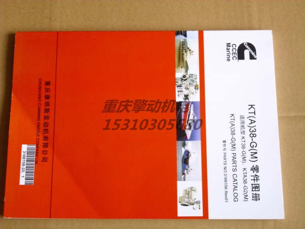 康明斯KT38-G/KTA38-G2零件圖冊 3166156