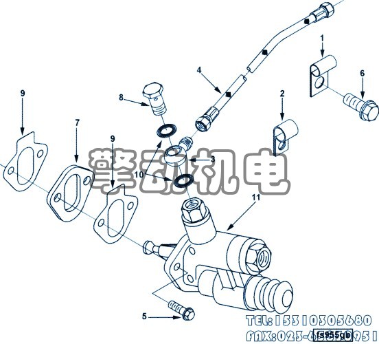 康明斯異徑管襯套 S955